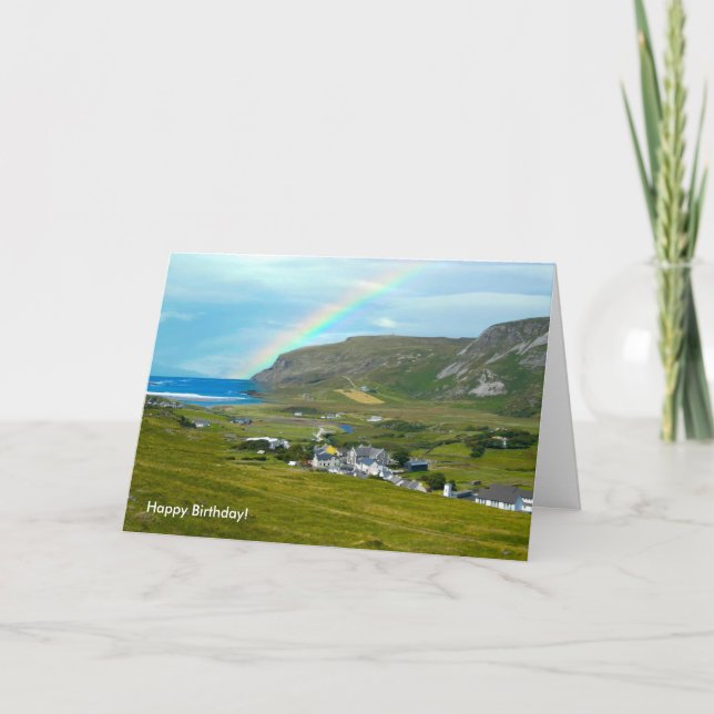 Irish image for Birthday greeting card (Front)