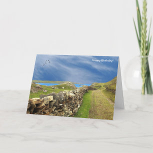 Irish image for Birthday greeting card