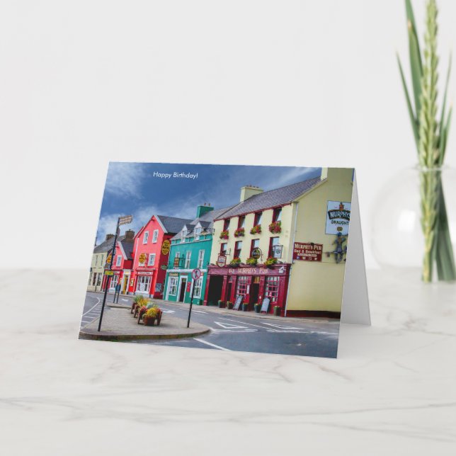 Irish image for Birthday greeting card (Front)