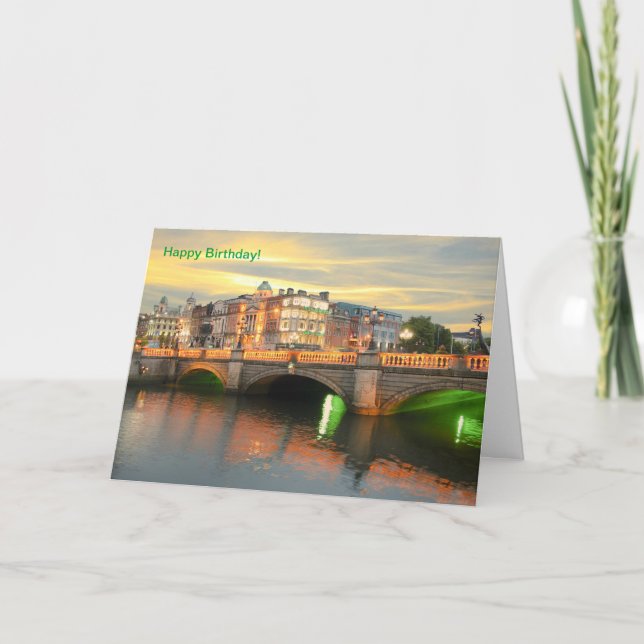 Irish image for Birthday greeting card (Front)