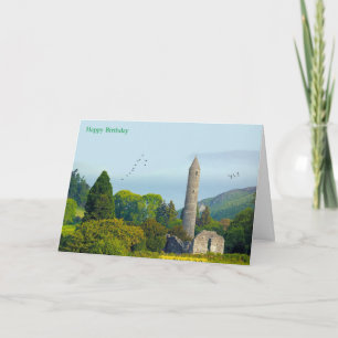 Irish image for Birthday greeting card