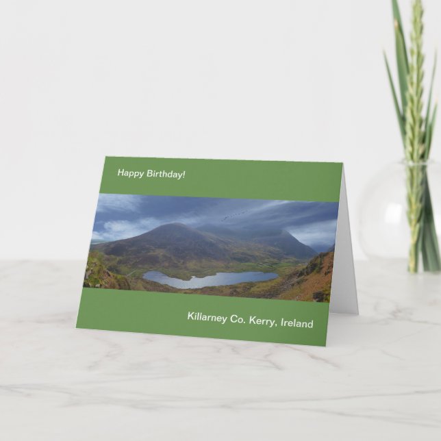 Irish image for Birthday greeting card (Front)