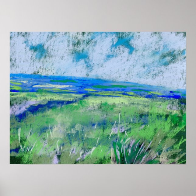 Irish Impressionist Landscape Poster (Front)