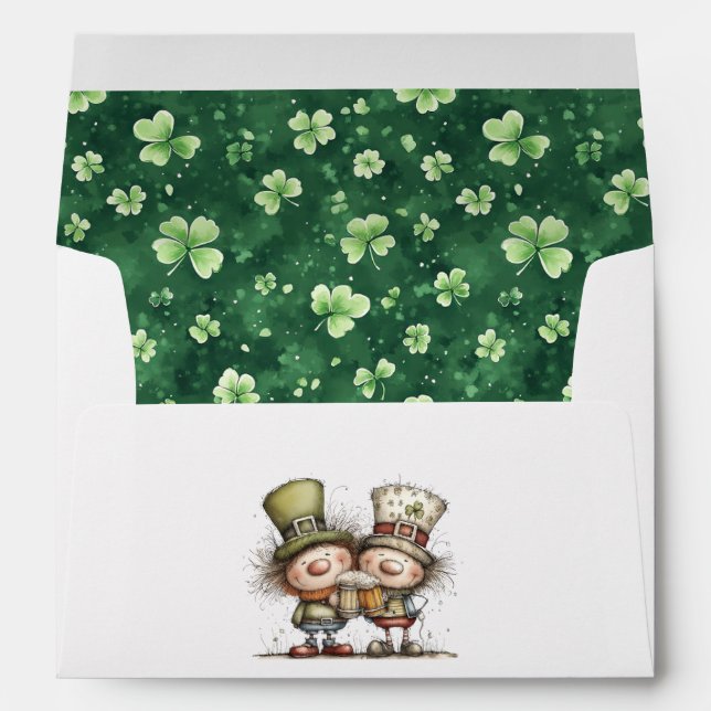 Irish‑Inspired St. Patrick’s Day Party Envelope (Back (Bottom))