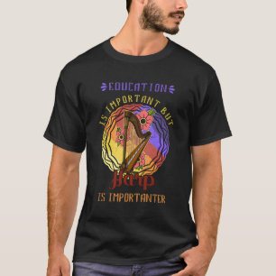 Irish Instrument Harpist Musical Classical String T-Shirt