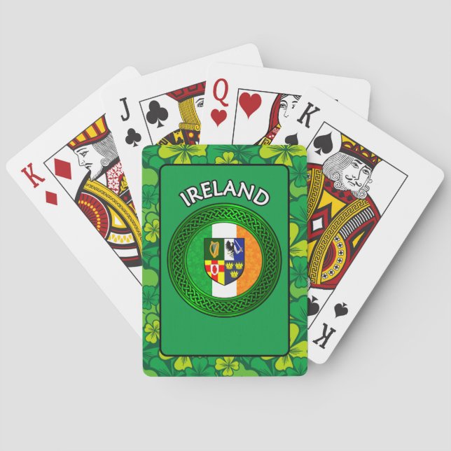 Irish - Ireland Crest Playing Cards (Back)