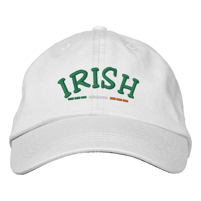 Irish & Ireland Flag Embroidered Hat (Front)