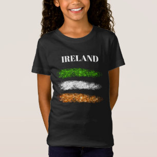 *~* IRISH IRELAND Simple Abstract Boy Flag T-Shirt