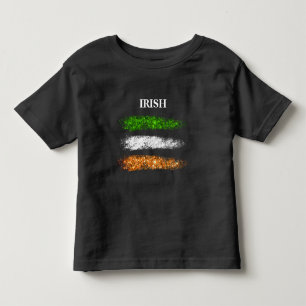*~* IRISH IRELAND Simple Abstract Flag Toddler T-Shirt