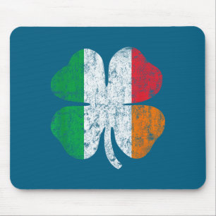 Irish Italian Flag Italy Ireland St Patricks Day Mouse Pad