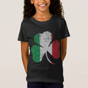 Irish Italian Flag Shamrock St Patrick's Day Italy T-Shirt
