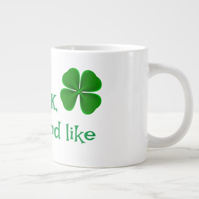 Irish "It'll be grand" mug. Patrick's day gift Large Coffee Mug (Right)