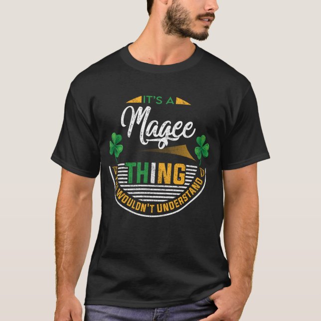 Irish - It's a Magee Thing T-Shirt (Front)