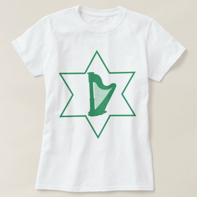 Irish & Jewish T-Shirt (Design Front)