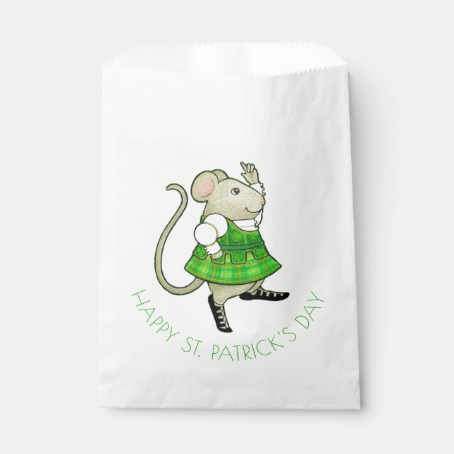 IRISH JIG MOUSE Favour Bags (Front)