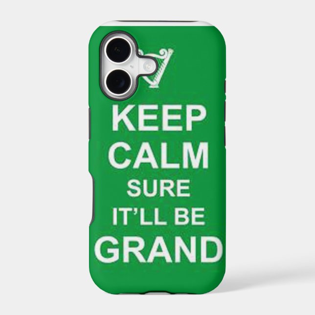 Irish keep calm case (Back)