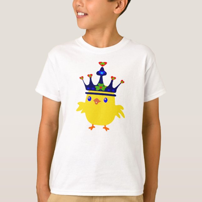 ♫♥Irish King Chicken Kids' Hilarious T-Shirt♥♪ T-Shirt (Front)