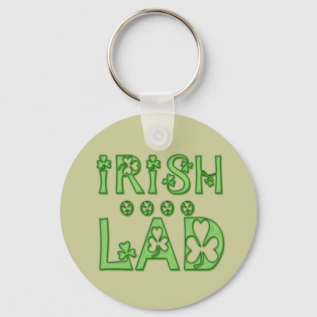 Irish Lad Key Ring (Front)