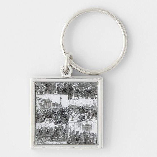 Irish Land League Agitation Key Ring (Front)