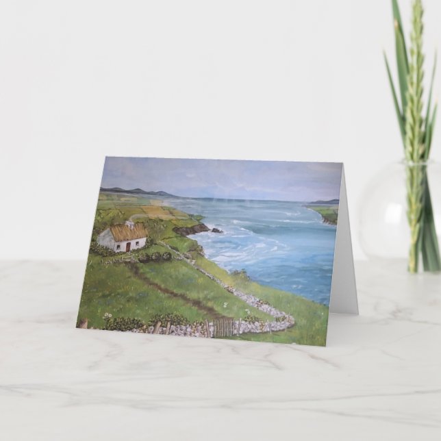 Irish Landscape Blank Greeting Card (Front)