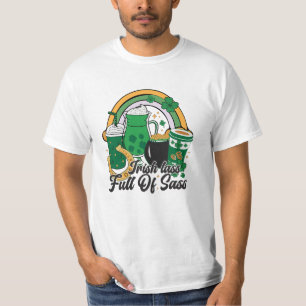 Irish Lass Full of Sass - Cheeky St. Patrick's Day T-Shirt