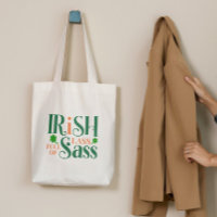 Irish Lass Full Of Sass Funny St Patrick's Day