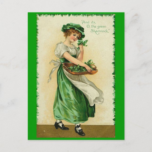 Irish Lass Postcard (Front)