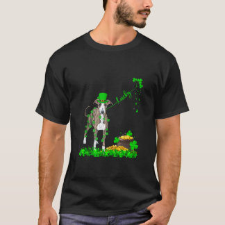 Irish Leprechaun Lucky Italian Greyhound Dog St Pa T-Shirt