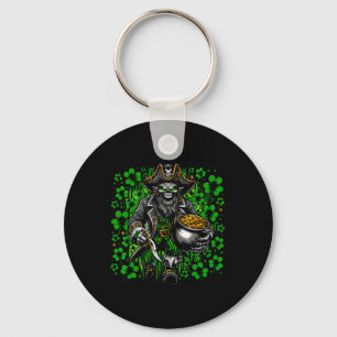 Irish Leprechaun Pirate St Patricks Day Party For  Key Ring