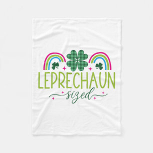 Irish Leprechaun Sized Fleece Blanket