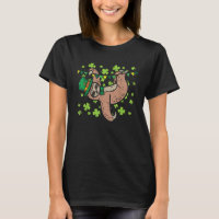 Irish Leprechaun Sloth Shamrock St Patricks Day An