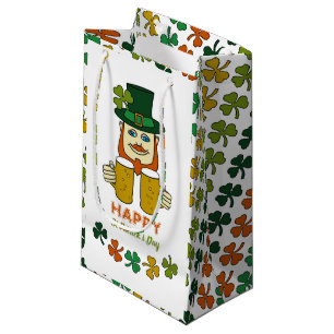 Irish Leprechaun, St Patrick's Day Small Gift Bag