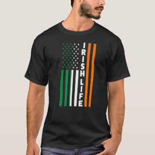 Irish Life Irland Irish Flag   T-Shirt