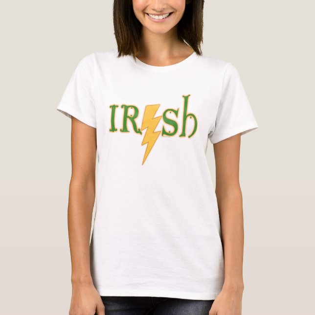 Irish Lightning Bolt T-Shirt (Front)