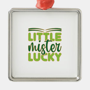 Irish Litle Mister Lucky Metal Tree Decoration
