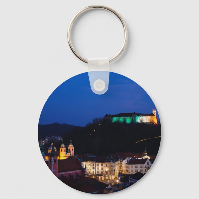 Irish Ljubljana Castle Key Ring (Front)