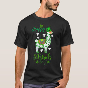 Irish Llama Alpaca Face Cute St Patrick Day Baby G T-Shirt
