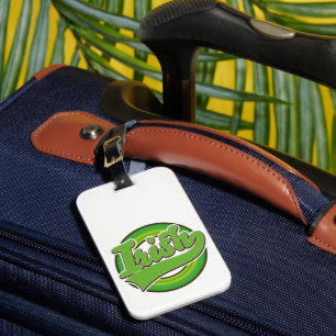 Irish logo. luggage tag