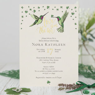 Irish Love Is in the Air Hummingbird Bridal Shower