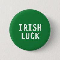 Irish Luck Button
