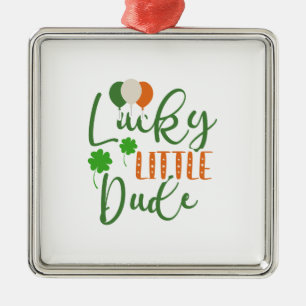 Irish Lucky Little Dude Metal Tree Decoration