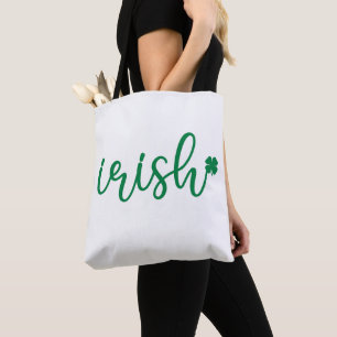 Irish Lucky Shamrock St. Patrick's Day Tote Bag