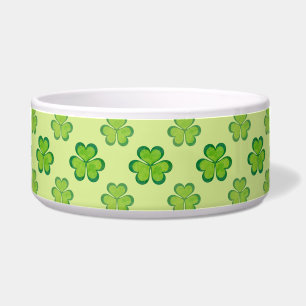 Irish Lucky Shamrocks Clovers Seamless Pattern