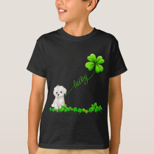 Irish Lucky with maltese. maltese lover, Dog T-Shirt
