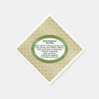 Irish Marriage Blessing, Gold & Green Wedding