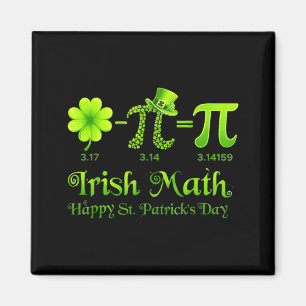 Irish Math Shamrock Happy St Patricks Day Math Magnet