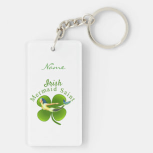 Irish Mermaid Saint Thunder_Cove Key Ring