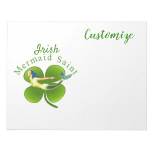 Irish Mermaid Saint Thunder_Cove Notepad