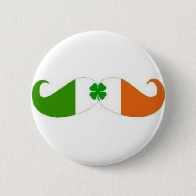 Irish mustache badge (Front)