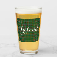 Irish National Tartan & Customisable Text